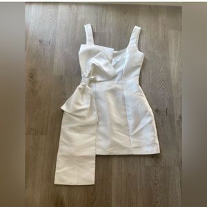 Elliatt white reception dress